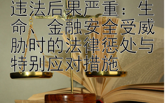 违法后果严重：生命、金融安全受威胁时的法律惩处与特别应对措施