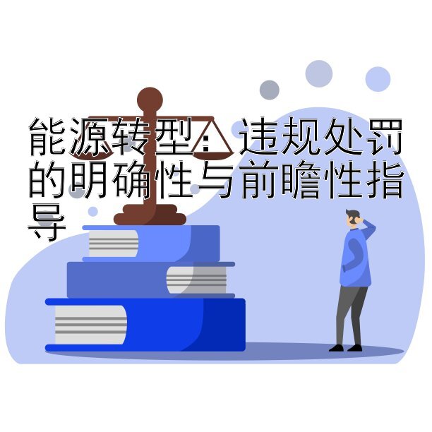 能源转型：违规处罚的明确性与前瞻性指导