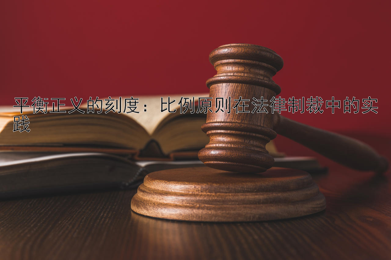 平衡正义的刻度：比例原则在法律制裁中的实践