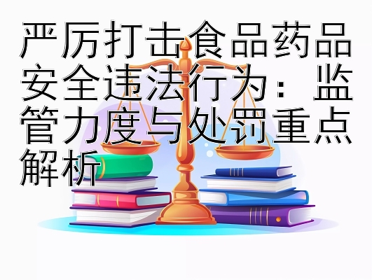 严厉打击食品药品安全违法行为：监管力度与处罚重点解析