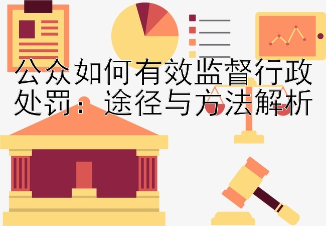 公众如何有效监督行政处罚：途径与方法解析