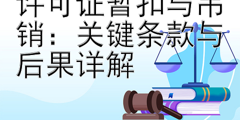 许可证暂扣与吊销：关键条款与后果详解