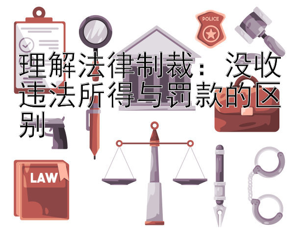 理解法律制裁：没收违法所得与罚款的区别