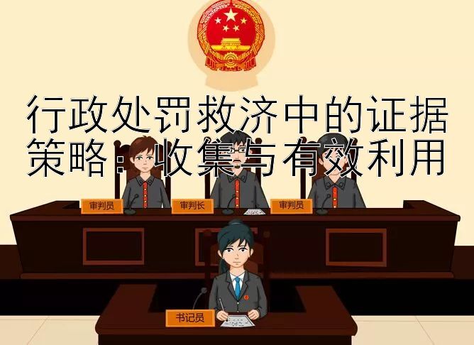 行政处罚救济中的证据策略：收集与有效利用