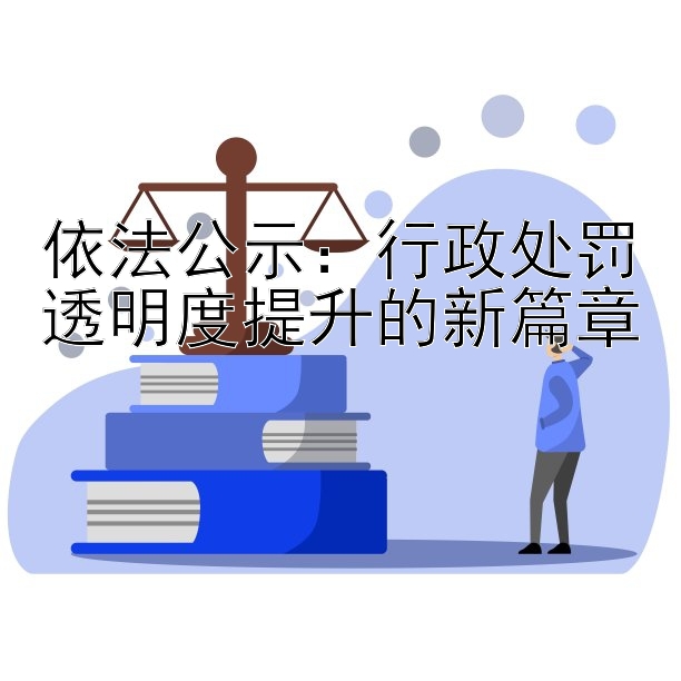 依法公示：行政处罚透明度提升的新篇章