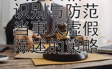 揭露真相：识别与防范当事人虚假陈述的策略