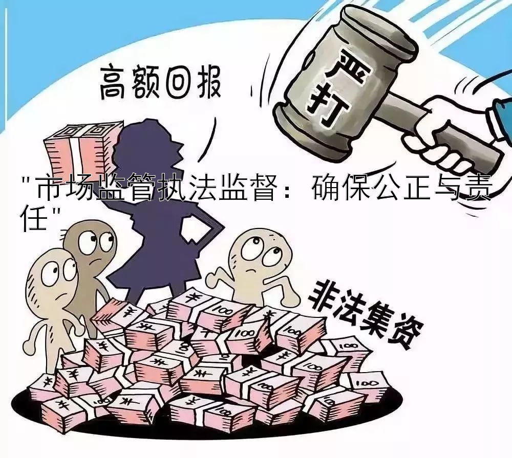 市场监管执法监督：确保公正与责任