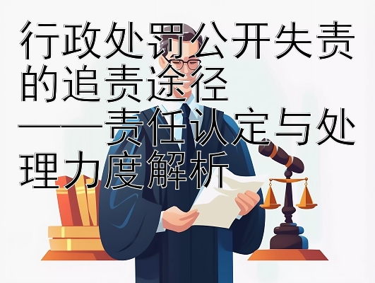 行政处罚公开失责的追责途径  
——责任认定与处理力度解析